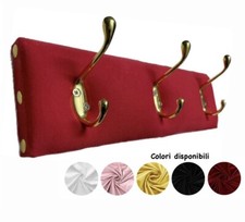 Appendiabiti  Attaccapanni  Da Parete Muro PERSONALIZZATO Con Tessuto Imbottito