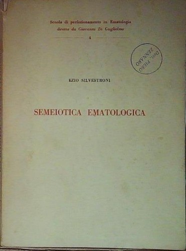 Silvestroni semeiotica - silvestroni,