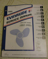 1980 Evinrude 70 & 75 HP