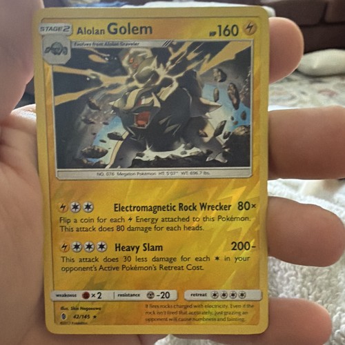 Alolan golem 145 holo - alolan, 42/145