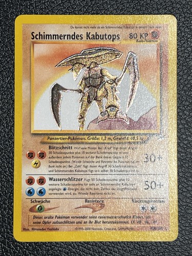 Pokemon shining kabutops holo - pokemon,
