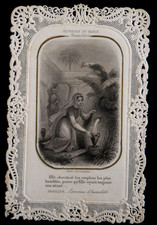 Image pieuse  dentelle canivet