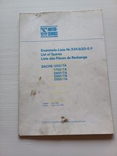 Sachs Motori 125 175 250 255 7V 1978 catalogo ricambi originale