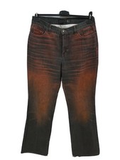 Roberto Just Cavalli jeans zampa bootcut donna woman tg 45 31 brown multicolore 