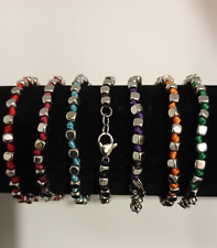 Bracciali acciaio tipo Spadarella fatti a mano da 17a21 cm vendenduti singol.