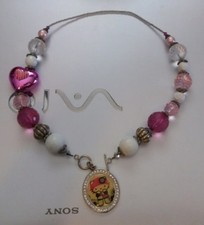 Collana Hello Kitty con Cuore Colore Rosa