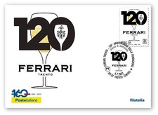 Italy 2022 Made in Italy Ferrari Spumante Bevanda Alcolica Bicchiere Maxicard