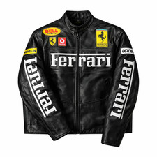 Ferrari Racing Giacca Pelle