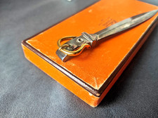 vintage Hermès silver letter