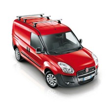 Kit 3 Barre Portatutto Trasversali ORIGINALI Fiat Doblò New FCA Professional