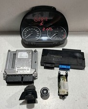0281013252 --- 7801710 KIT CENTRALINA MOTORE BMW SIERE 1 E87 2.0 TD ANNO 2008