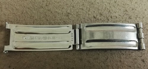 Zenith steel clasp part buckle - steel,