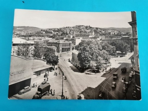 Cartolina trieste stazione - trieste,