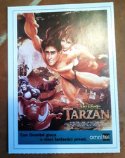 TARZAN (DISNEY) - LOCANDINA SCHEDA CIAK FILM (15 X 10 CM)