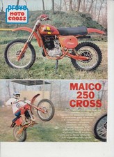 advertising TEST  MOTO MAICO 250 MC 1978 VINTAGE MX MOTOCROSS EPOCA
