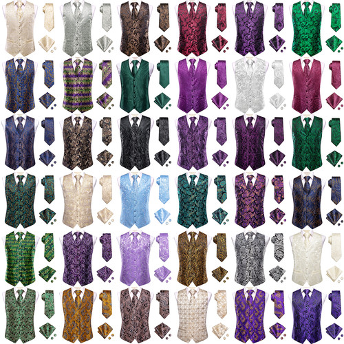 Gilet smoking uomo - , verde