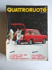 QUATTRORUOTE n°302 1980 A112