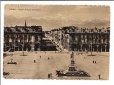 CARTOLINA  CUNEO PIAZZA DUCCIO GALIMBERTI 1952  FG V   ED  E. FRESIA