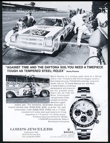 Rolex daytona 6263 - daytona, 1976
