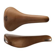 Sella Selle Italia Turbo Racer FEC Lega Marrone | Stile Retrò, Fatta a Mano Comfort