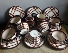 Servizio da The  Decoro Aerografo Corradini  Tipologia Galvani, Anni 30