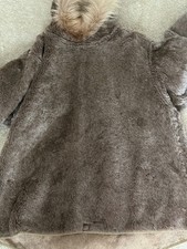 Cappotto lana parka artico militare vintage con cappuccio vera pelliccia di coyote epoca seconda guerra mondiale