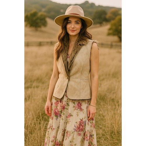 Gilet boho western coastal - gilet,