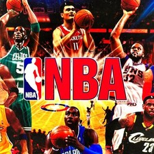 Stern NBA flipper backglass