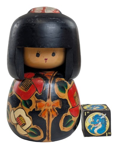 Bambola creativa kokeshi - bambola,