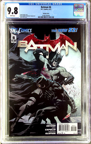 Batman cgc 8 nm mt - #6, (2012)