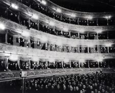 Foto Vintage Genova Manifestazione al Teatro Carlo Felice 1934 stampa 24x30 cm