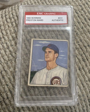 1950 Bowman PRESTON WARD Mini