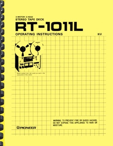 Pioneer 1011l reel - reel, to