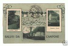 Saluti da Campone Scuole Trattoria Beuco viaggiata 1928