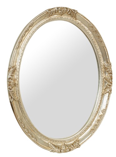 Specchiera parete legno foglia - specchiera,