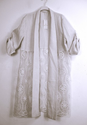 Giacca duster aperta - aperta, cotone