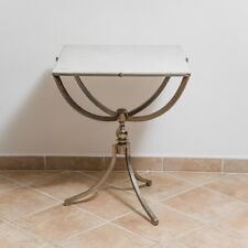 TAVOLO TAVOLINO MARMO E METALLO DESIGN ANNI '50 VINTAGE MODERNARIATO