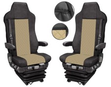 Per Iveco Stralis Hi-Way 430-450-500 Coprisedili Coprisedili Eco Pelle Beige
