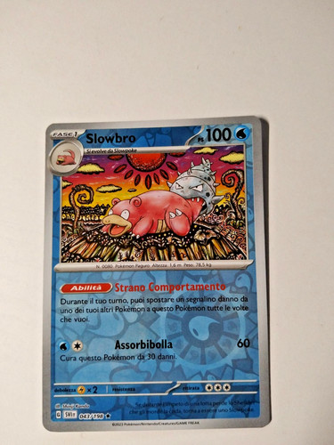 Carta pokemon slowbro 043 - carta,