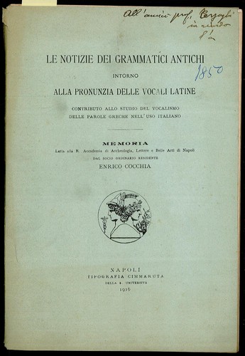 Notizie dei grammatici - le,