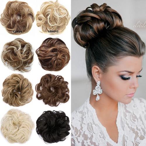 Scrunchie capelli veri - , morbidi
