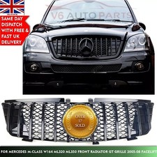 81B Griglia Radiatore Anteriore per 2005 - 2008 BENZ M CLASSE W164 ML320 ML350 LIFTING