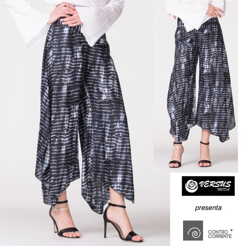 Pantaloni donna zampa elefante - pantaloni,