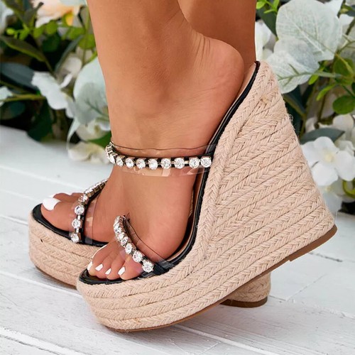Sandali espadrilles zeppa - espadrilles,