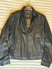 Giacca pelle hugo boss - pelle,