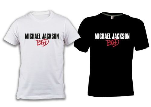 Shirt michael jackson - michael, bad