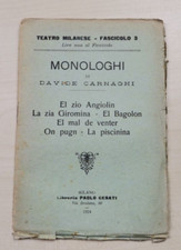 Davide Carnaghi "Monologhi"