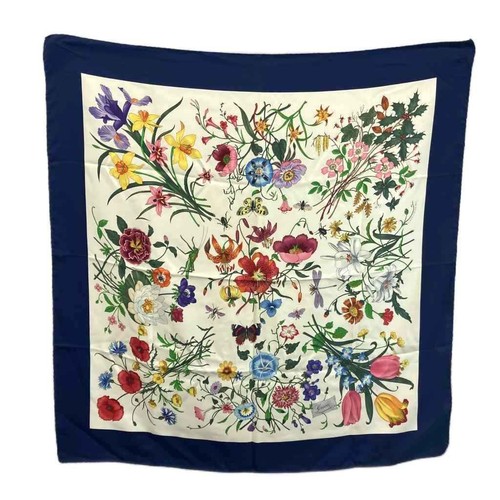 Sciarpa gucci grande seta logo - sciarpa,