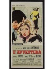 locandina L'AVVENTURA michelangelo antonioni vitti blanchar ferzetti B273