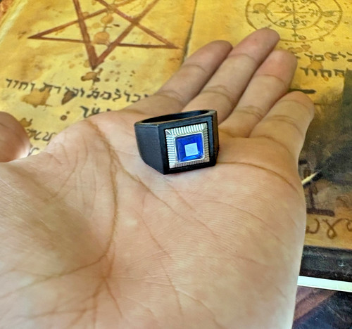 Anello stregone aghori mantrik - anello,